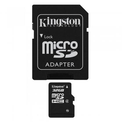 Kingston 32GB micro SD met SD adapter