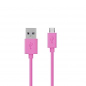 USB 2.0 micro USB kabel Roze